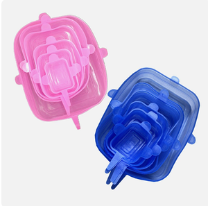 Tapa de Silicona Elástica Libre de BPA, Tapas de Silicona Portátiles para Tazones, Fácil de Usar, Ligera y Ecológica - Product Image 4