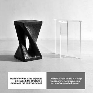 Style moderne nouvelle version Table à manger en <span class=keywords><strong>bois</strong></span> de frêne suspendue au vent silencieux Salon en acrylique Bureau à grande planche Bureau en <span class=keywords><strong>bois</strong></span> massif - Product Image 6