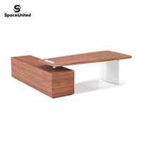 Bureau de direction moderne en bois grainé SpaceUnited, mobilier de bureau