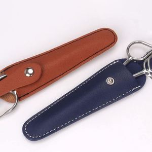 Pu Leather Sheath Durable Scissors Protective Covers Scissor Sleeve for Barber Gift - Product Image 6