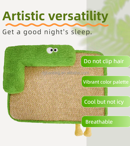 थोक ग्रीष्मकालीन पतली बिल्ली केनेल प्यारा कार्टून कुत्ते बिस्तर और बिल्ली केनेल बॉक्स पैकिंग सस्ते पालतू फर्नीचर ठंडा कुत्ते चटाई - Product Image 2