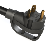 Kabel Ekstensi RV Bersertifikasi JF ETL 25 Kaki, Tugas Berat 30A 125V NEMA TT-30P ke TT-30R, Kabel STW 10/3 Gauge 100% Tembaga