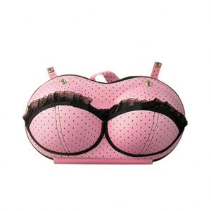 Organisateur de soutien-gorge portable multifonctionnel pour la maison avec étui rigide de voyage à fermeture éclair pour le rangement des soutien-gorges et des bikinis, fonction anti-odeur - Product Image 1