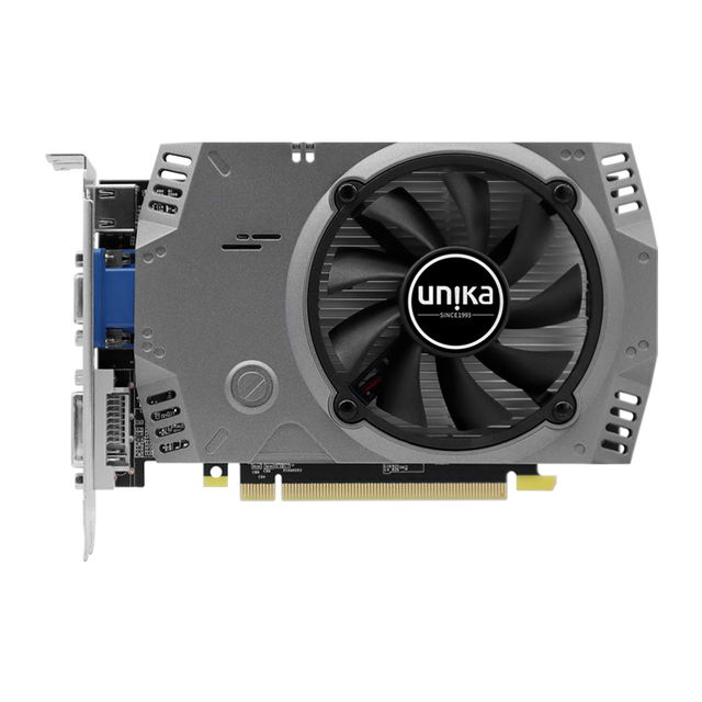 Brand New UNIKA GT730 2GD5 V5 GRAPHICS CARD,SHU PEI BAN,Factory Price,Illuminate the Machine Card