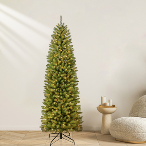 Arbre <span class=keywords><strong>de</strong></span> Noël artificiel en PVC pré-éclairé <span class=keywords><strong>de</strong></span> haute qualité (1,2 m à 3 m) avec lumières LED, base autoportante réutilisable, personnalisable – Vente en gros - Product Image 6