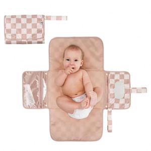 Échantillon gratuit de tapis à langer imperméable pour bébé, multi-couleurs, portable, pour sorties en plein air, tapis à langer doux - Product Image 2