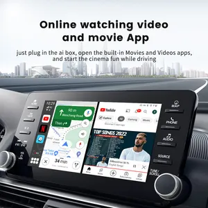 Magic Box 4 + 64 ГБ, Портативная мультимедийная видеоприставка Android 13, беспроводная автомобильная приставка для Netflix, Youtube
