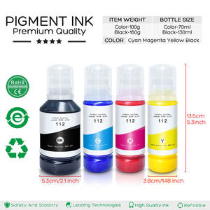 Recharge d'encre 112/<span class=keywords><strong>113</strong></span> pour imprimante EPN <span class=keywords><strong>EcoTank</strong></span> L15158/L15168 L14140/L15150 - Product Image 4