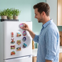 Imán de Refrigerador de Resina Epoxi Ecológico y Duradero, Personalizado de Fábrica OEM/ODM, Imanes 3D para Refrigerador - Recuerdos Turísticos Globales