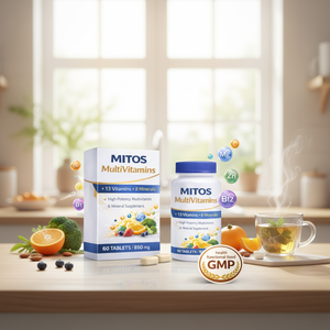High Potency Mitos Flex Adult Multivitamin <b>Tablets</b> 13 Vitamins <b>8</b> Minerals Energy Immunity Support OEM ODM for export - Product Image 3