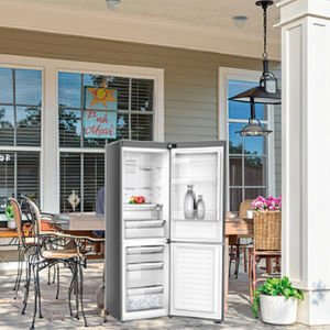 KD-318RWCP grand réfrigérateur sans gel à double porte à économie d'énergie pour la maison <span class=keywords><strong>ou</strong></span> l'hôtel congélateur inférieur avec <span class=keywords><strong>dégivrage</strong></span> <span class=keywords><strong>automatique</strong></span> - Product Image 3