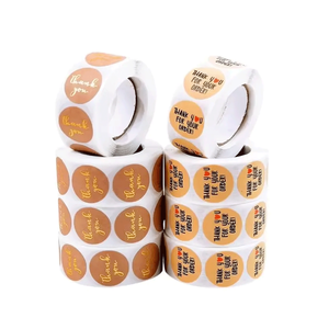 Tùy Chỉnh Cảm Ơn Bạn Nhãn Dán Vinyl Con Dấu Vòng Cho Đám Cưới Trang Trí Phong Bì Quà Tặng Văn Phòng Phẩm - Product Image 4