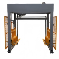 Machine automatique de superposition de palettes pour ligne de production de blocs de béton