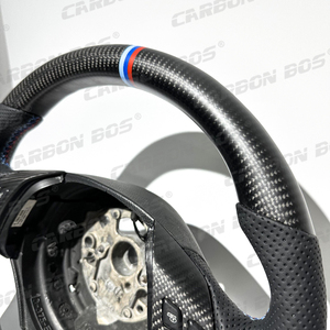 Volant sport en fibre de carbone pour <span class=keywords><strong>BMW</strong></span> E90 E84 E92 E46 E53 E60 E70 E71 E85 <span class=keywords><strong>E86</strong></span> E89 F10 F18 F30 F35 F20 F80 F82 F01 F02 - Product Image 3