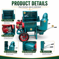 Machine agricole professionnelle, mini-décortiqueuse de riz, décortiqueuse à moteur essence, machine à égrener et à décortiquer le maïs
