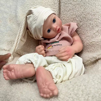 Poupées Reborn Fashion pour enfants 16 pouces en silicone souple petits jouets peints peluche pour cadeaux