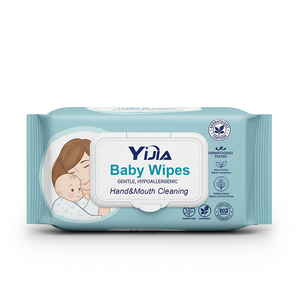 Salviette per neonati originali senza plastica 99.9% salviettine a base d'acqua per neonati senza profumo per la pelle sensibile all'ipoallergenico campione OEM - Product Image 1