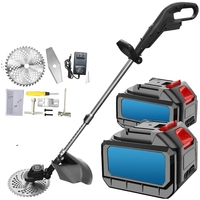 Tondeuse à gazon électrique sans fil, coupe-herbe réglable en longueur, 21V, outils de jardin