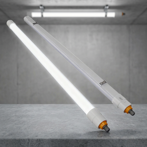 Tube lumineux linéaire LED Tri-proof 2 pieds 110lm/W IP65 Étanche Anti-corrosion CRI élevé >80 Éclairage industriel pour entrepôts - Product Image 1