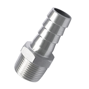 Adaptador de Manguera para Calefacción de 1/2 NPT a 3/4 Barb, 75 mm de Longitud, Conector de Tubería de Hierro Niquelado, Accesorio de Repuesto para Sistema de Refrigeración de Automóviles - Product Image 4