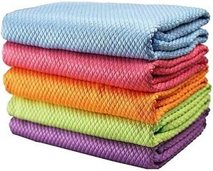 Serviette de cuisine écologique en microfibre tissée argentée NOVISON pour la maison et la cuisine - Product Image 1