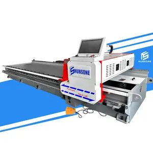 HUNSONE Máquina de Ranurado en V Horizontal CNC, Máquina de Ranuras en V, Automático, con Ranura en V