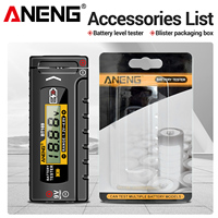 Testeur de batterie portable ANENG BT169 avec écran numérique et mesures multiples, outil en plastique ABS, aucune alimentation requise