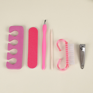 <span class=keywords><strong>Kit</strong></span> <span class=keywords><strong>de</strong></span> <span class=keywords><strong>manucure</strong></span> 6 pièces avec lime à ongles, blocs <span class=keywords><strong>de</strong></span> ponçage et polissage, brosse anti-poussière et éponge pour usage <span class=keywords><strong>professionnel</strong></span> et domestique - Product Image 1