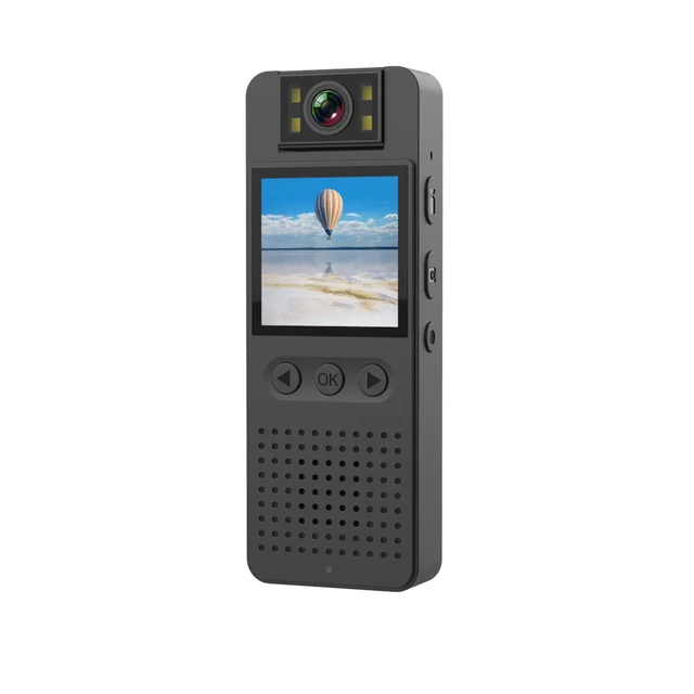 Micro Memory Card Storage 1400 Mah Long Time Recording Pocket Cam Night Vision DV Sport Camera Rotating Lcd Screen