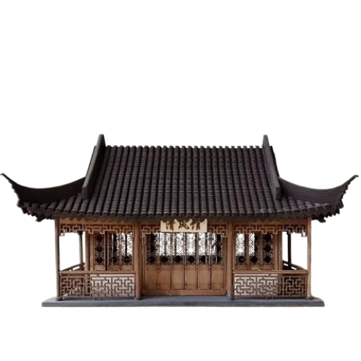 Set of DIY Hand Assembled Wooden