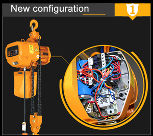 Fabrikant 1ton 2ton 3 Ton 5 Ton Hefketting Hijskraan 220V 380V Met Afstandsbediening - Product Image 3