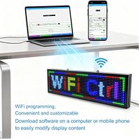 Pantalla LED P10 impermeable con desplazamiento, programable por WiFi, pantalla digital, tablero de mensajes electrónicos, luz indicadora para entrada de tienda