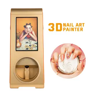 Digital Mobile Nail Art Printer 3d-nail-printer Gel Polish DIY Custom Smart 3d Finger Sticker Portable Nails Printing Machine
