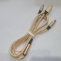 3 en 1 Cable de teléfono móvil USB C a Micro/Tipo c/cable de carga multifunción USB C personalizado