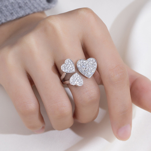 Bague en or 18 carats avec diamant de forme ronde Messi Jewelry MSR-2089, bague de mode, diamant cultivé en laboratoire - Product Image 5