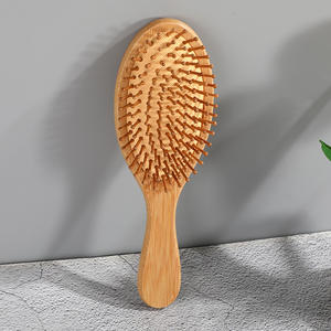 Brosse à <span class=keywords><strong>cheveux</strong></span> en bambou naturel de marque privée palette de massage brosse à <span class=keywords><strong>cheveux</strong></span> démêlante brosse en bois pour <span class=keywords><strong>cheveux</strong></span> secs/bouclés/épais/minces/droits - Product Image 3