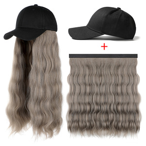 Parrucca Fujia di Alta Qualità, Regolabile e Staccabile, con Nastro Magico, Capelli Lunghi Ricci Ondulati, Resistenti al Calore <span class=keywords><strong>per</strong></span> Donne - Product Image 4