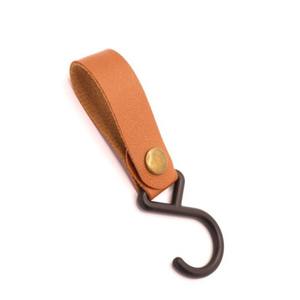 Autre crochet de camping extérieur en cuir PU rouge, crochet en S, accessoire de tente, crochet porte-clés en tissu Oxford - Product Image 4