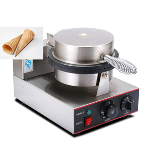 Tête simple Gaufre Cône <span class=keywords><strong>Boulanger</strong></span> Électrique Cornet de glace <span class=keywords><strong>Gaufrier</strong></span> Cône Baker Machine - Product Image 2