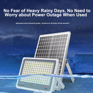 防水IP66リモコン付き<span class=keywords><strong>300W</strong></span> LED屋外ソーラー投光器（ガーデン、中庭、街路用）RoHS認証済み - Product Image 3