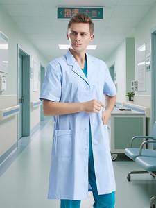 Camici da laboratorio bianchi di fascia alta abbigliamento da lavoro per medici ospedalieri - Product Image 6