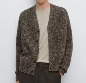 2025 su misura nuovo scollo a v base di base peso leggero maglione Cardigan maglioni maglieria vecchio stile soldi maglioni di alta qualità per gli uomini - Product Image 1