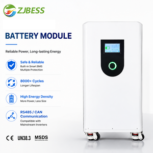 แบตเตอรี่ลิเธียมแนวตั้ง 51.2V 300Ah 15kWh เกรด A พร้อมระบบจัดการแบตเตอรี่อัจฉริยะ (BMS) สำหรับระบบสำรองไฟบ้านแบบออฟกริดพลังงานแสงอาทิตย์ 51.2V300Ah ออฟกริด - Product Image 4
