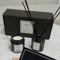 Coffret cadeau AIKUN Premium, parfum personnalisé, bougie aromathérapeutique longue durée, centre de spa, ambiance cosy, ensemble de diffuseur de roseaux