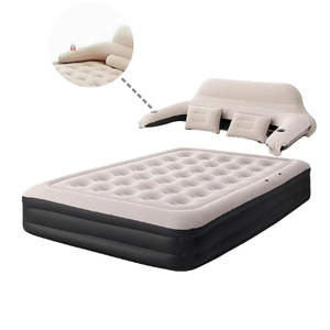 Camping & Home Use Modern High-Rise Flocked <b>Air</b> <b>Bed</b> Hot Selling <b>Queen</b> <b>Size</b> Inflatable Mattress with Pump for Hospital Bedroom - Product Image 3