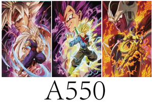 500 Diseños, 40*30cm, Imagen Lenticular 3D con Efecto Flip, <span class=keywords><strong>Anime</strong></span> <span class=keywords><strong>Dragon</strong></span> <span class=keywords><strong>Ball</strong></span> Z Goku Vegeta, Póster de Película Lenticular 3D de Plástico, Arte de Pared - Product Image 5