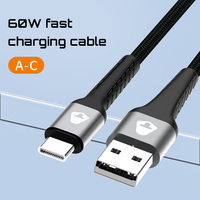 Câble de données pour téléphone portable au design populaire, câble tressé, durable, compatible, charge sécurisée pour iPhone/Samsung/Huawei Series
