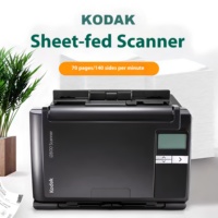 Scanner de documents Kodak I2400/2600/2800 A4 haute vitesse 60 ppm, interface USB, numérisation automatique recto verso couleur avec stockage intégré