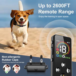 रिमोट पालतू ट्रेनर बीपर कंपन कुत्ता प्रशिक्षण कॉलर ip67 वाटरप्रूफ शॉक कॉलर - Product Image 5