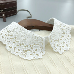 <span class=keywords><strong>Col</strong></span> amovible de style vintage avec appliqué brodé élégant en <span class=keywords><strong>crochet</strong></span> - Product Image 2